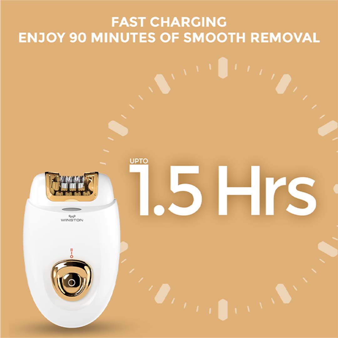 Winston Rechargeable Body Epilator and Shaver for Women - 60 min Runtime