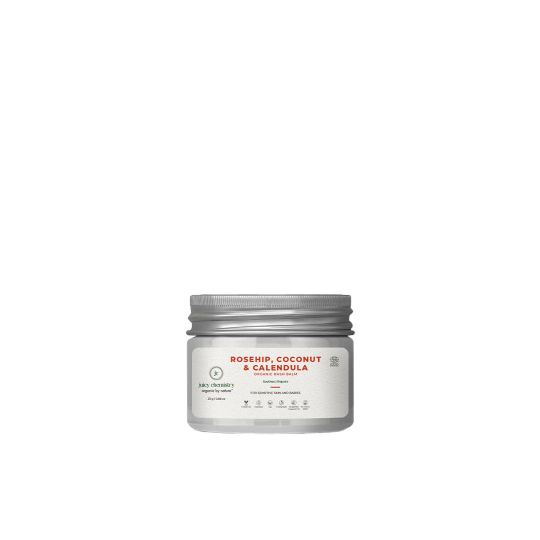 Vanity Wagon | Buy Juicy Chemistry Junior Care, Organic Diaper Rash Balm with Rosehip, Coconut and Calendula
