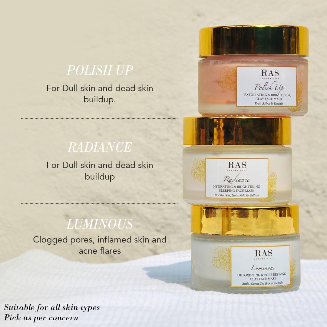 Ras Luxury Oils Polish Up Exfoliating & Brightening Clay Face Mask