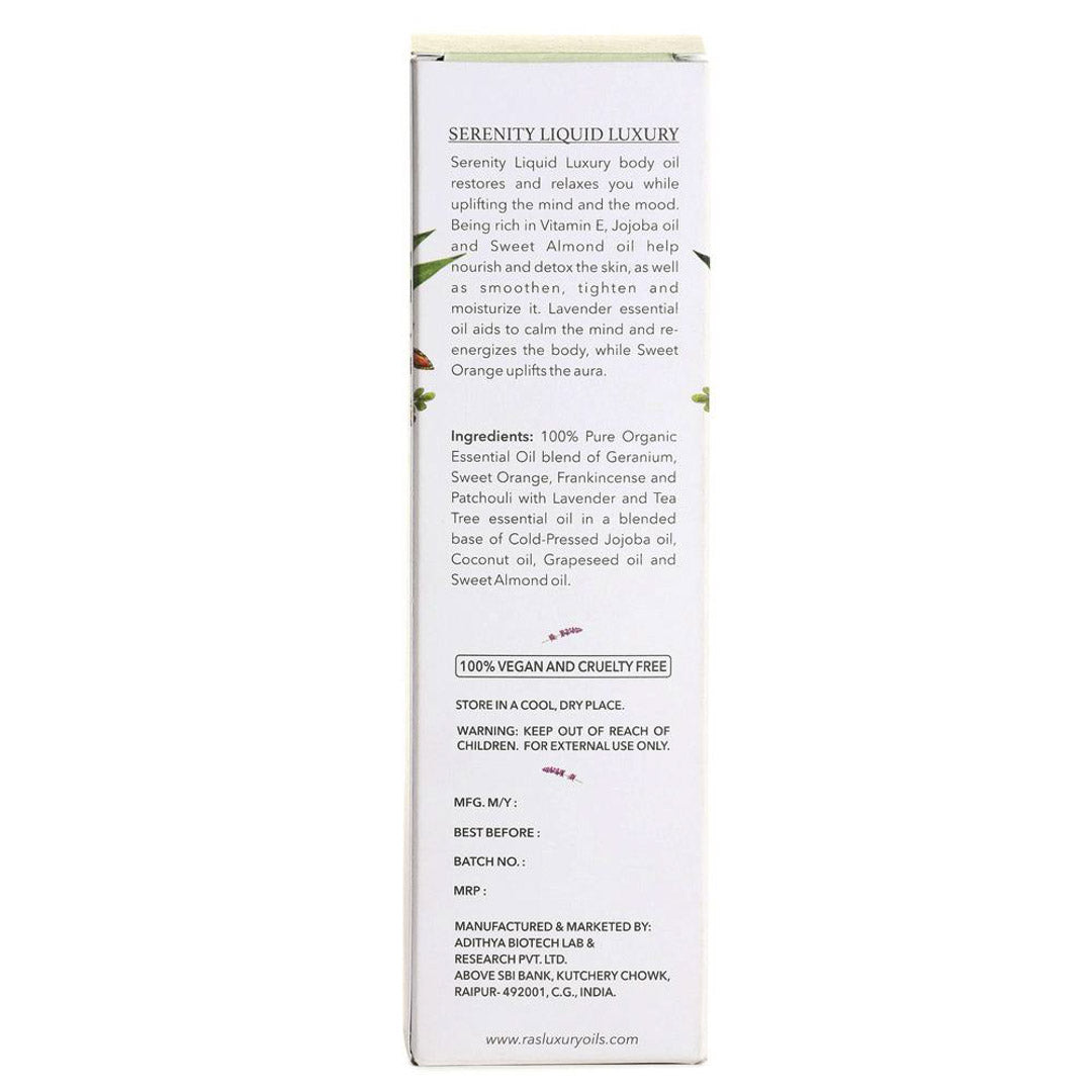 Vanity Wagon | Buy RAS Luxury Oils Serenity, Liquid Luxury Body Oil