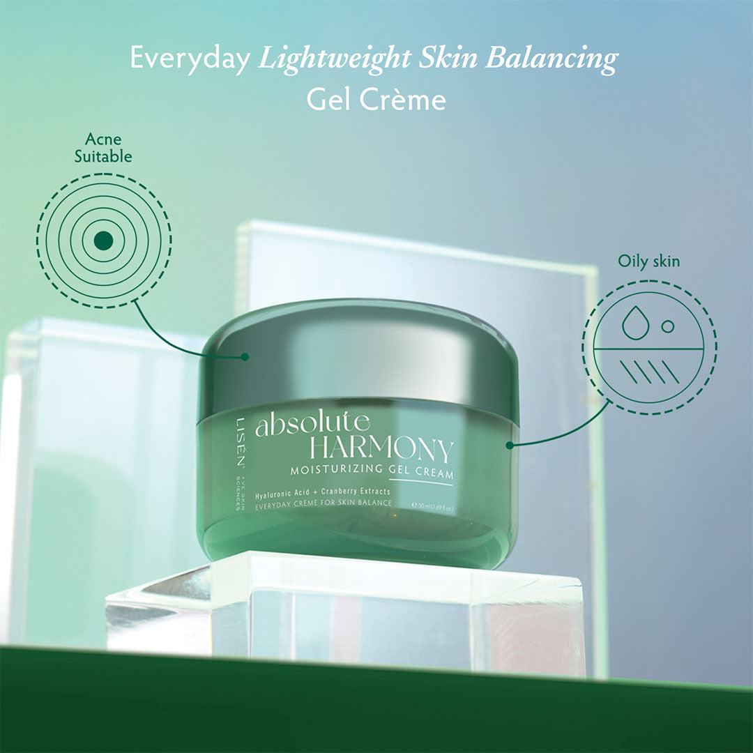 LISEN Absolute Harmony Moisturizing Gel Cream with Hyaluronic Acid & Cranberry Extract
