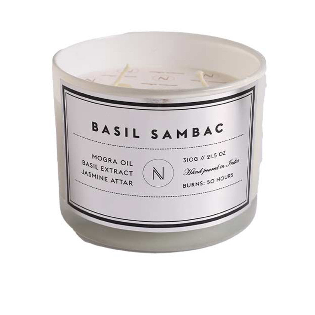 Naso Profumi Basil Infused in Sambac Candle