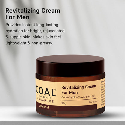 Vanity Wagon | Buy COAL Clean Beauty Revitalizing Cream with Sunflower Seed Oil for Men