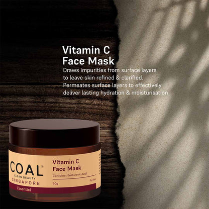 Vanity Wagon | Buy COAL Clean Beauty Vitamin C Face Mask with Hyaluronic Acid