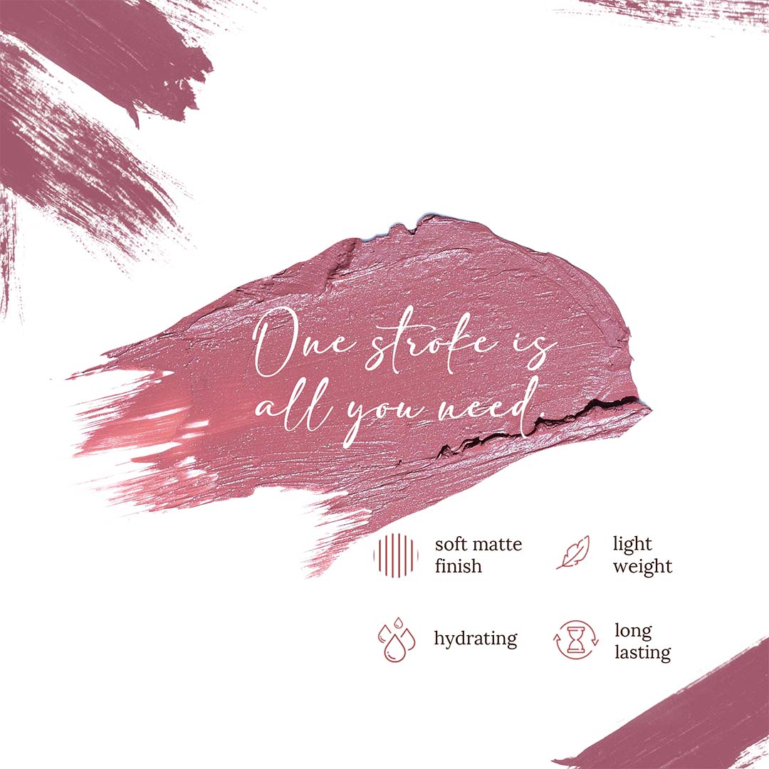 Vanity Wagon | Buy Color Chemistry Soft Matte Finish Lipstick, Azalea LS12