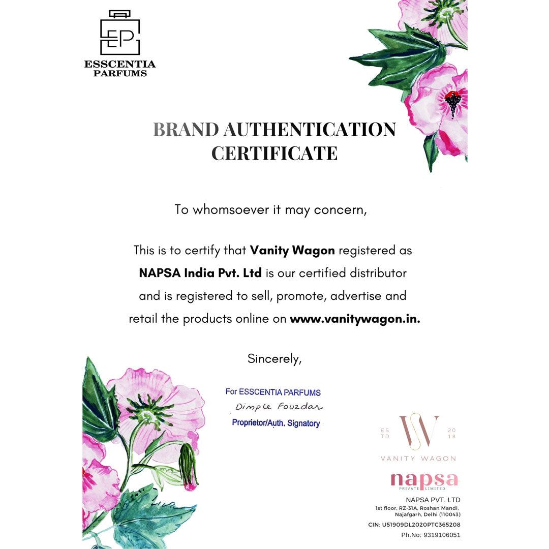 Vanity Wagon | Buy Esscentia Parfums Profumo