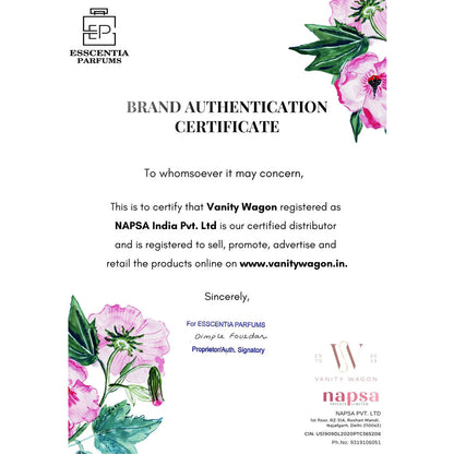 Vanity Wagon | Buy Esscentia Parfums Profumo