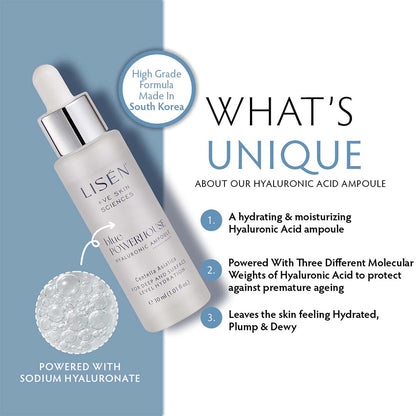 LISEN Blue Powerhouse Hyaluronic Ampoule with Centella Asiatica