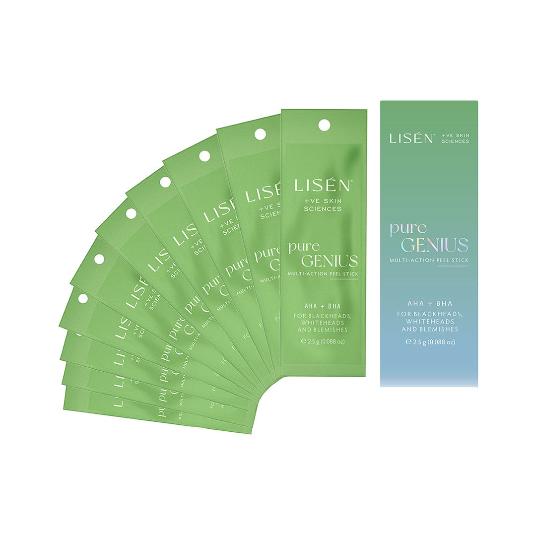 LISEN Pure Genius Multi - Action Peel Stick with AHA & BHA
