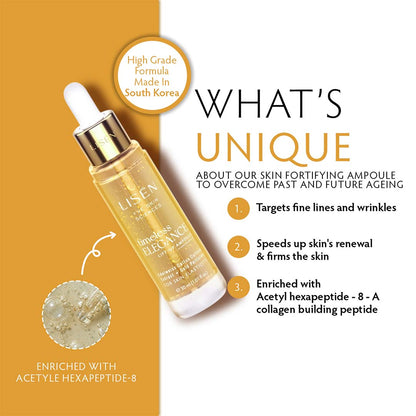 LISEN Timeless Elegance Lift Up Ampoule with Edelweiss & Gold Particles