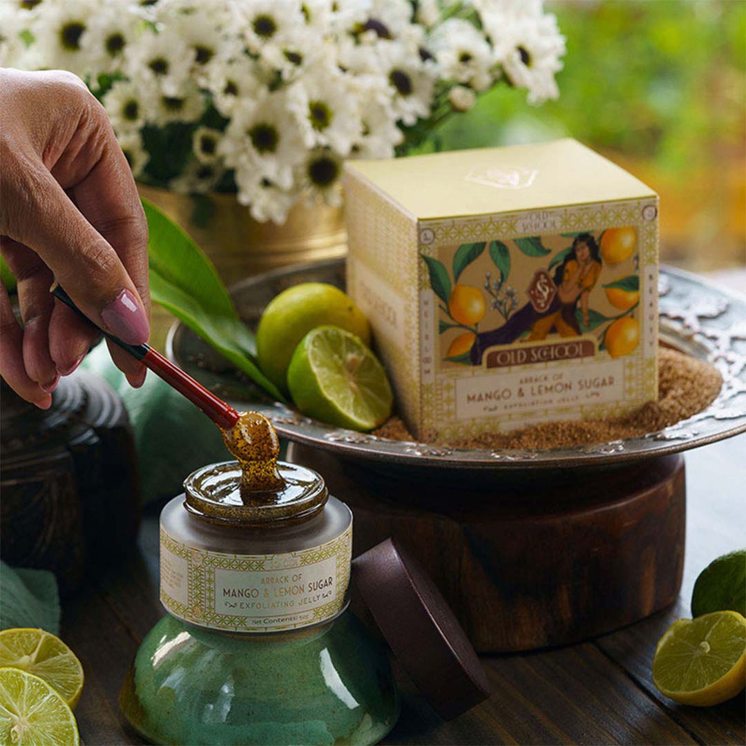 Vanity Wagon | Buy Old School Rituals Arrack of Mango & Lemon Sugar Exfoliating Jelly