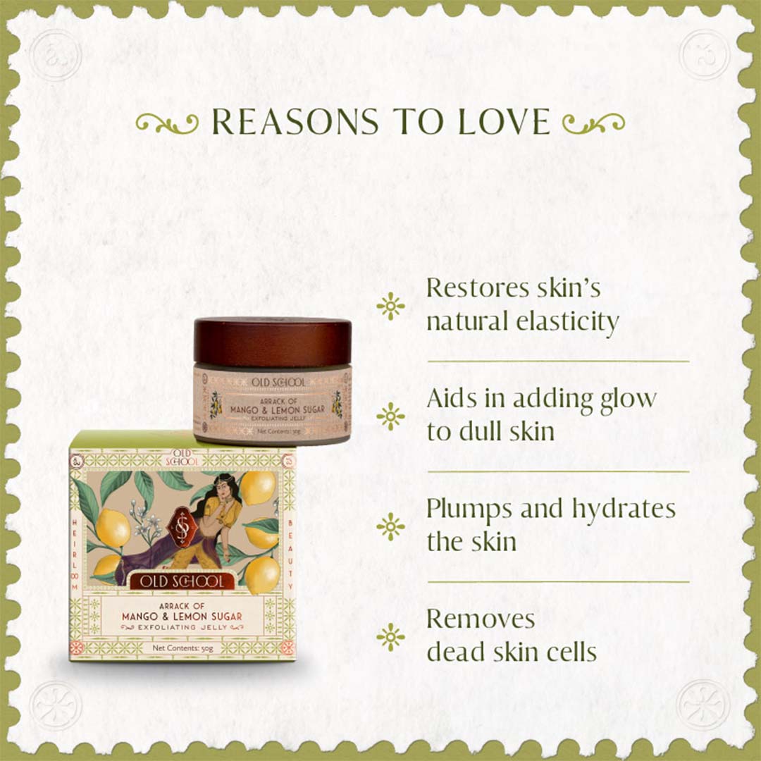 Vanity Wagon | Buy Old School Rituals Arrack of Mango & Lemon Sugar Exfoliating Jelly