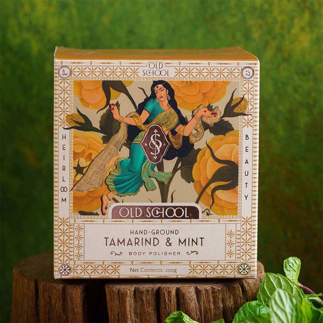 Vanity Wagon | Buy Old School Rituals Hand-Ground Tamarind & Mint Body Polisher