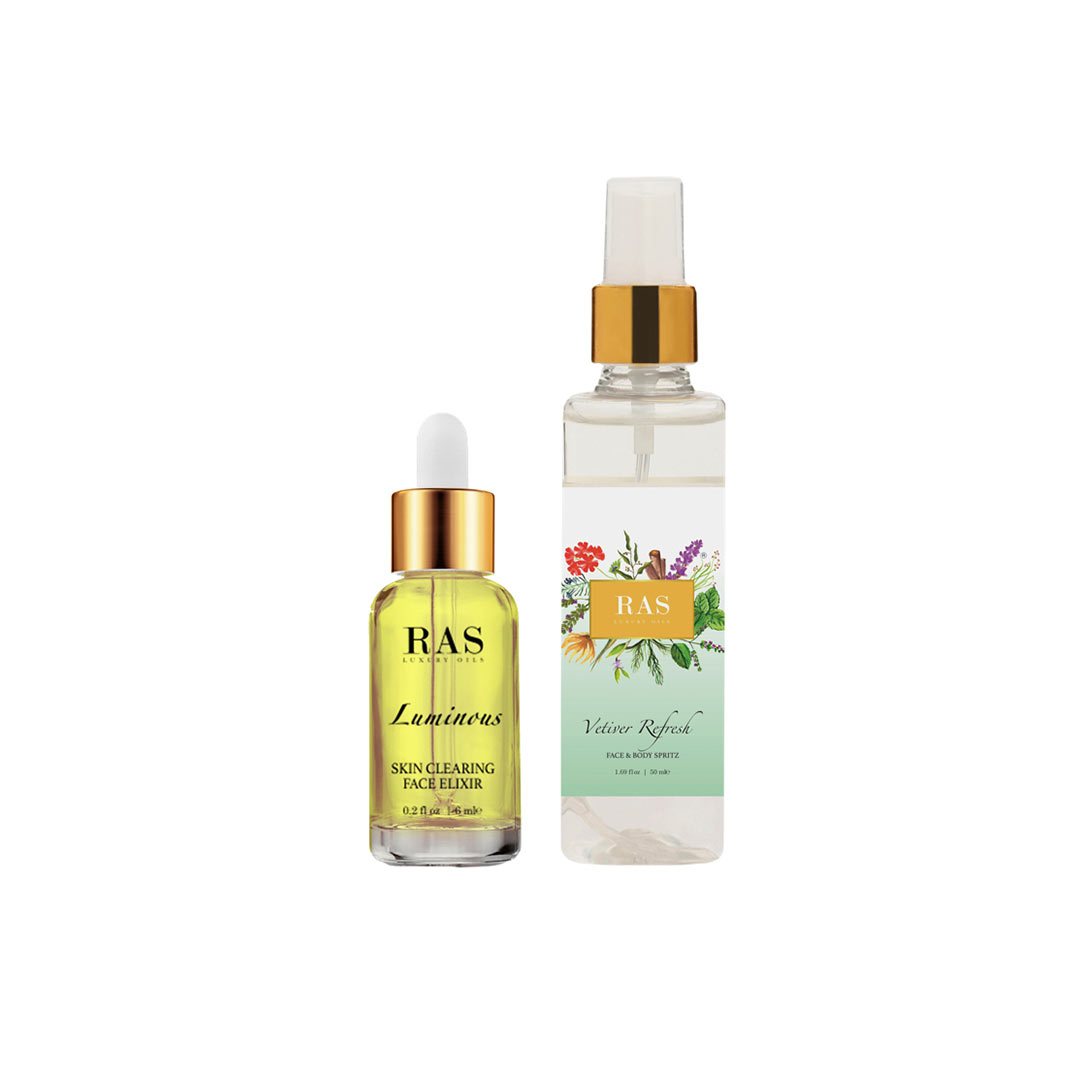 Vanity Wagon | Buy Ras Luxury Oils Clear Skin Duo Set For Oily Acne Prone Skin