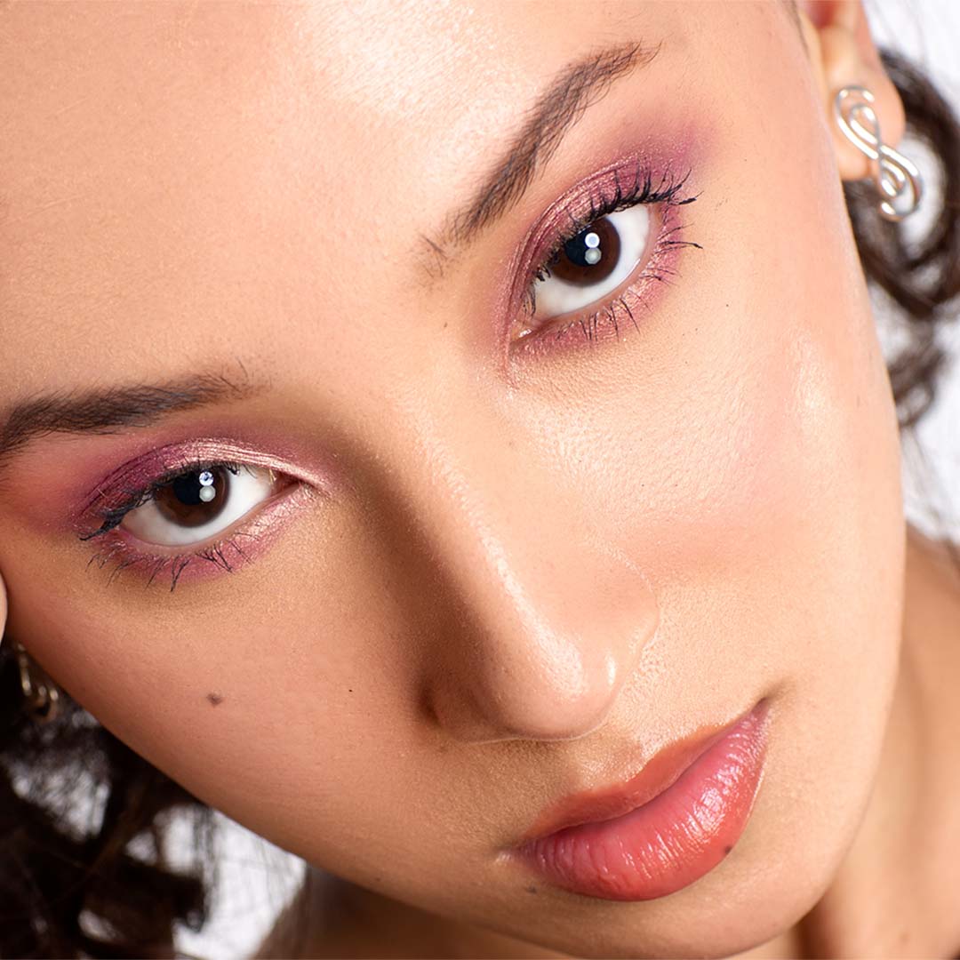 Vanity Wagon | Buy Shibel Satin Slip Sparkling Pink Eye Shimmer