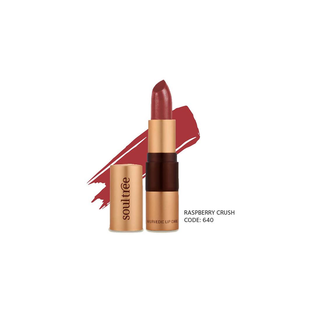 Vanity Wagon | Buy SoulTree Ayurvedic Lipstick, Raspberry Crush 640-1