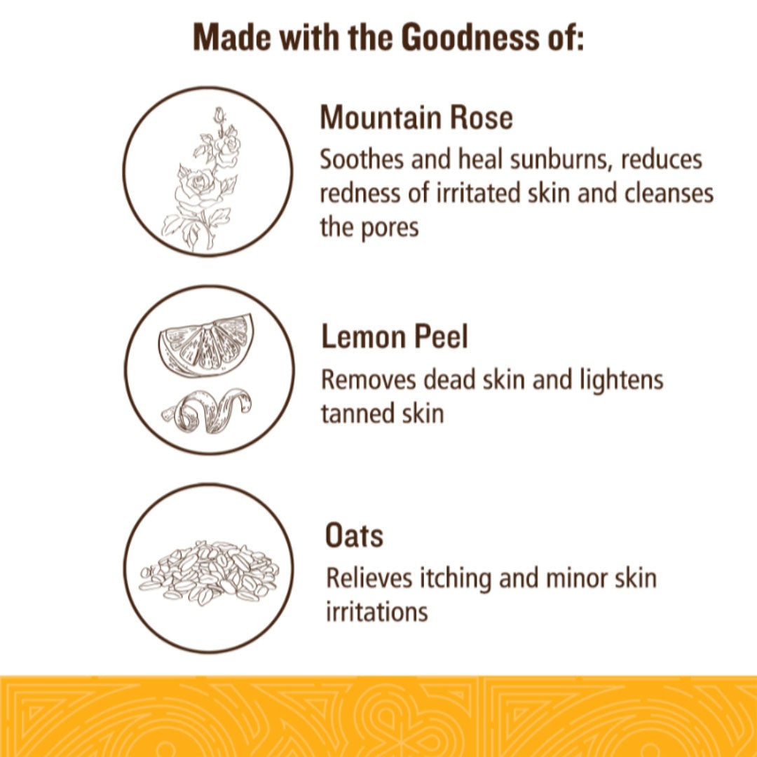 Vanity Wagon | Buy SoulTree Ayurvedic Detan Face Pack with Mountain Rose, Lemon Peel & Oatmeal