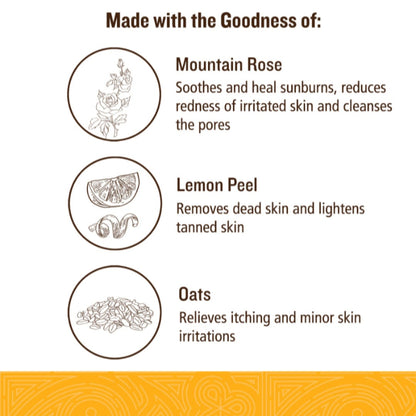Vanity Wagon | Buy SoulTree Ayurvedic Detan Face Pack with Mountain Rose, Lemon Peel & Oatmeal