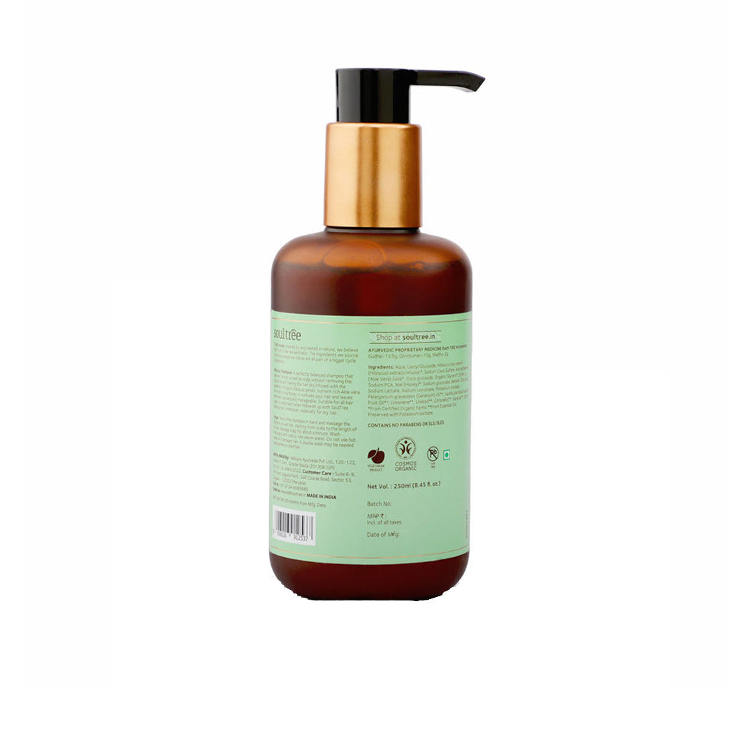 SoulTree Hibiscus Shampoo with Honey & Aloe Vera