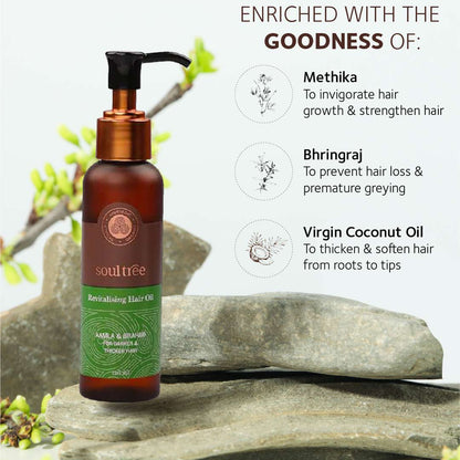 Vanity Wagon | Buy SoulTree Revitalising Hair Oil with Aamla & Brahmi