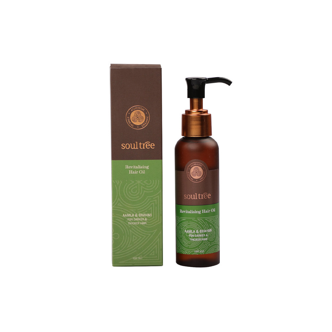 Vanity Wagon | Buy SoulTree Revitalising Hair Oil with Aamla & Brahmi