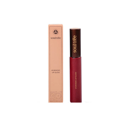 Vanity Wagon | Buy Soultree Ayurvedic Lip Gloss, Lush Berry-1