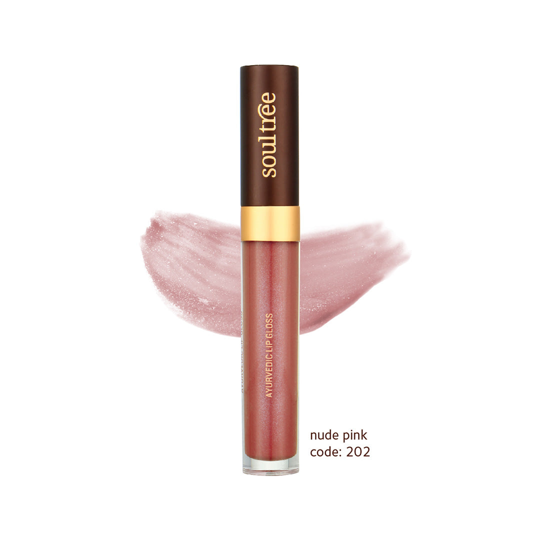 Vanity Wagon | Buy Soultree Ayurvedic Lip Gloss,  Nude Pink-1