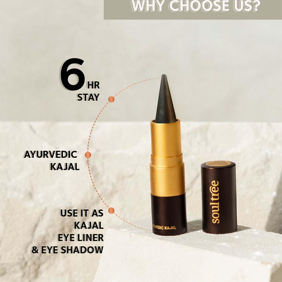 Soultree Ayurvedic 004 Grey Glow Kajal