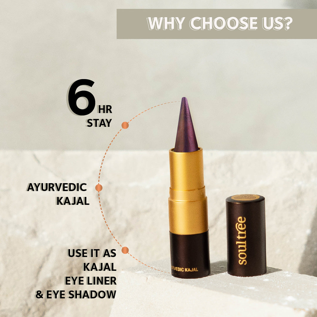 Soultree Ayurvedic 012 Violet Bainganee Kajal