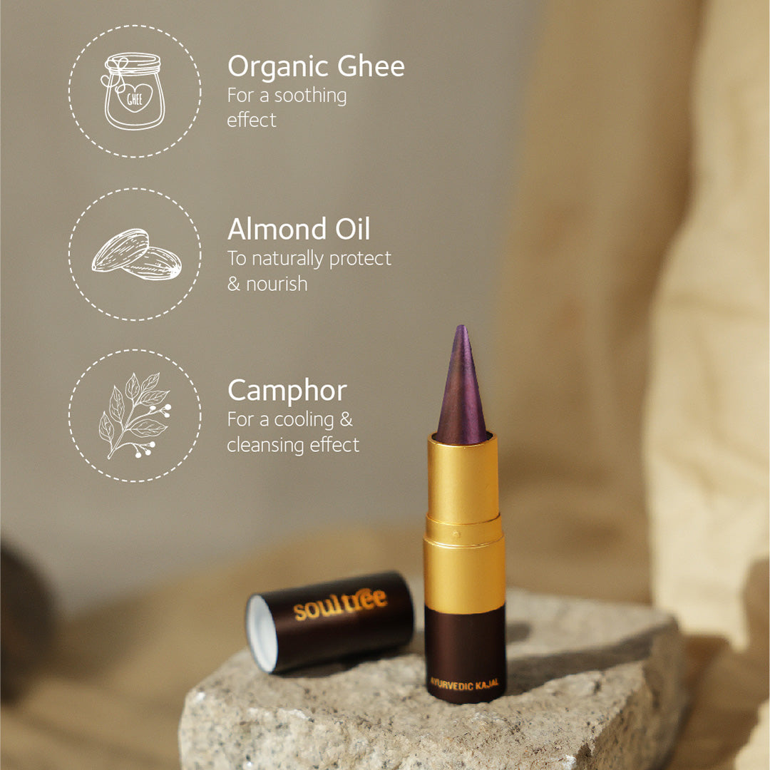 Soultree Ayurvedic 012 Violet Bainganee Kajal